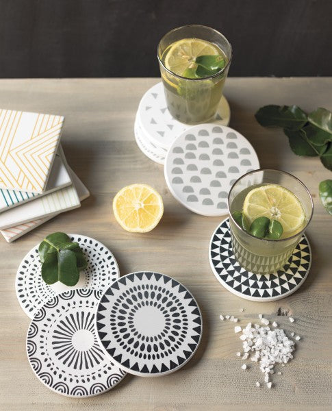 Now Designs Soak Up Orbit Round Coaster Set of 4