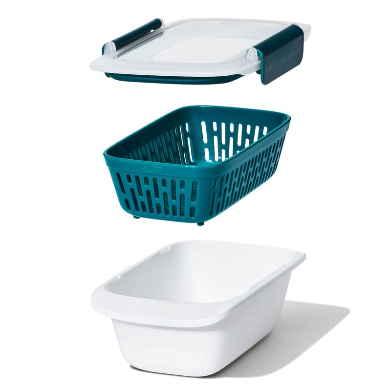 OXO Prep & Go Food Container With Colander 400ml - iQ living