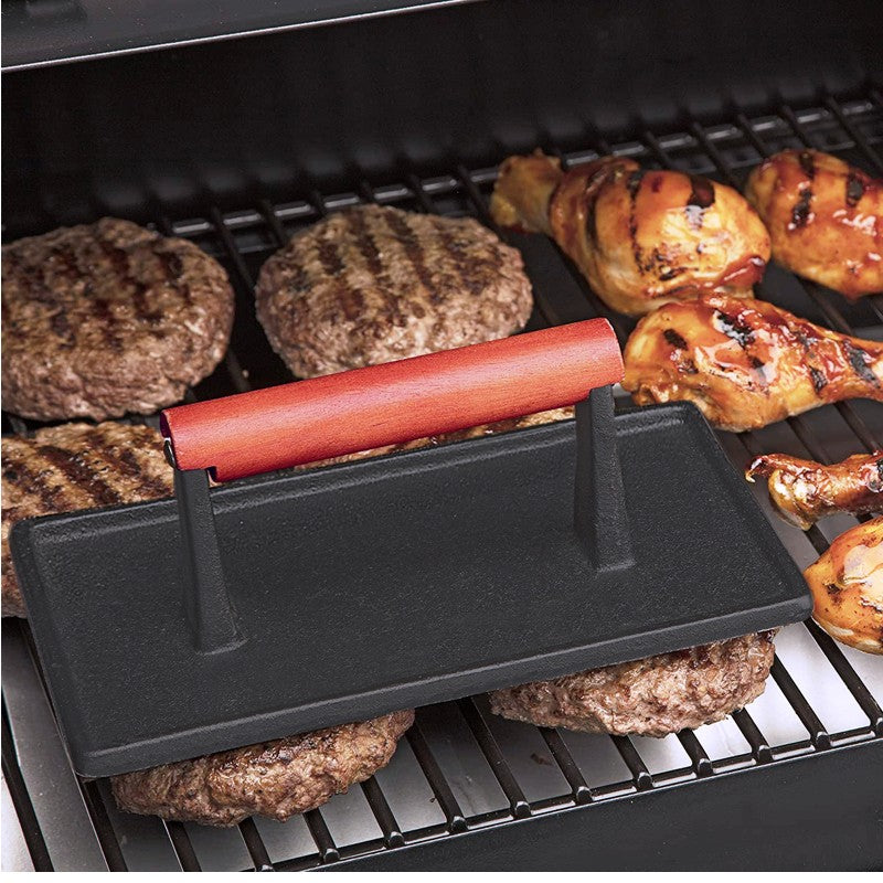 BBQ Devil Cast Iron Grill Press - iQ living