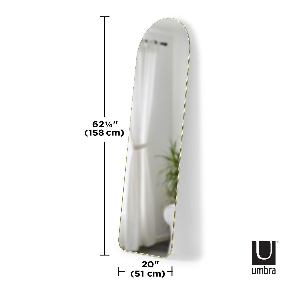 Umbra Hubba Arched Leaning Mirror 62" x 20"