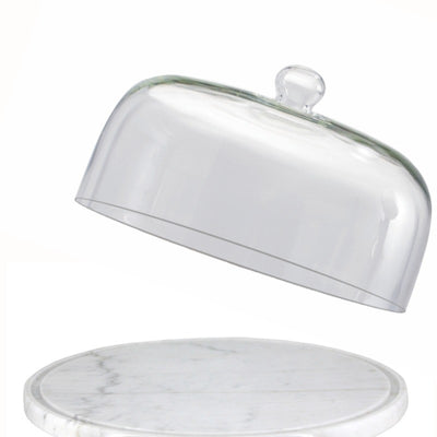 Natural Living Glass Cake Dome 11"