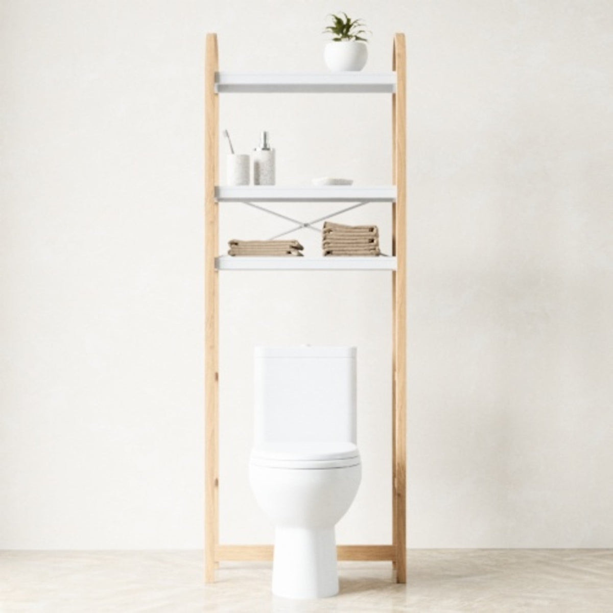 Umbra Bellwood Over The Toilet Shelf - Natural