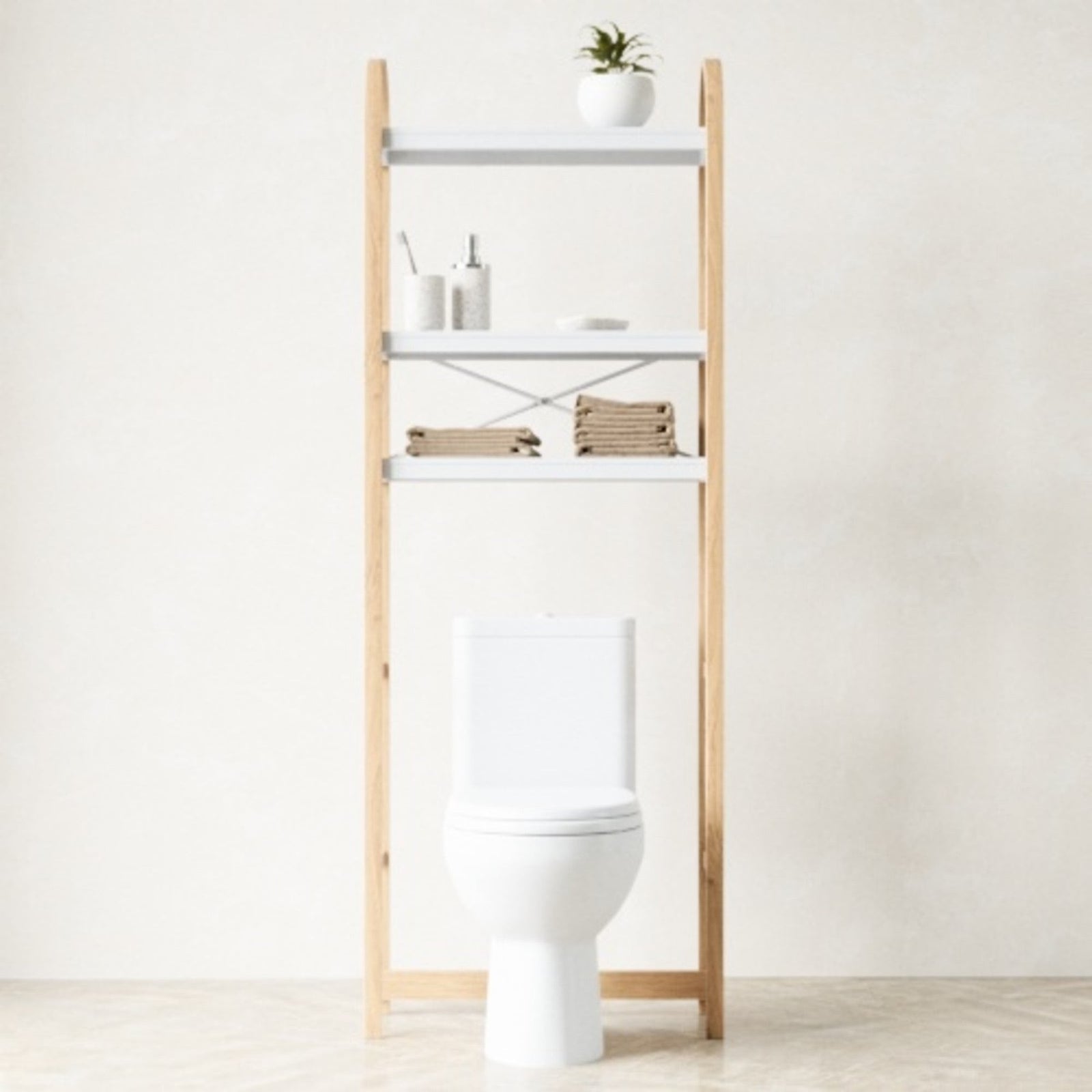 Umbra Bellwood Over The Toilet Shelf - Natural