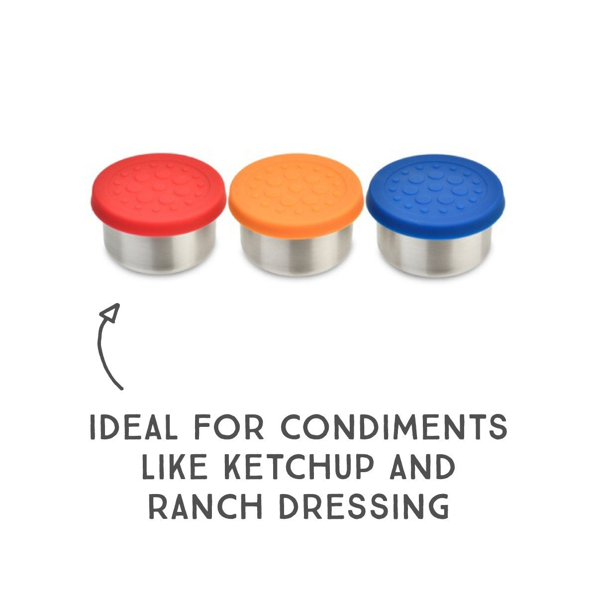 LunchBots Small Colours Dip Container 1.5oz - EACH - iQ living