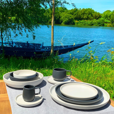 Mesa Ceramics Granite Salad Bowl 10"