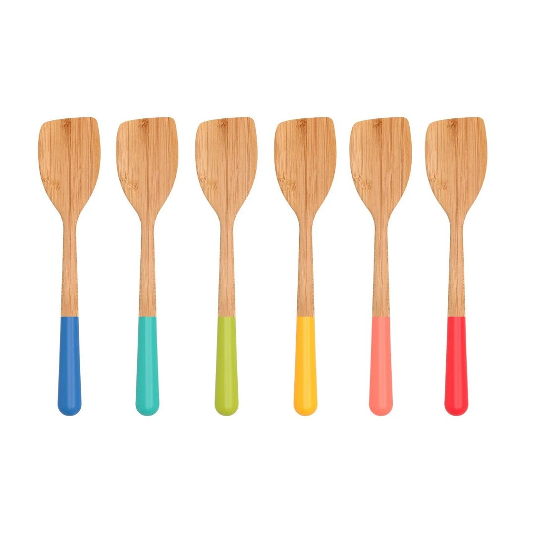 Pebbly Assorted Bamboo Spatula 12" - iQ living