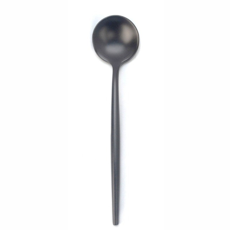 Natural Living Matte Black Small Spoon - iQ living