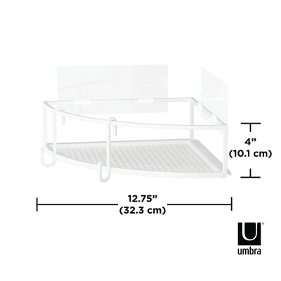 Umbra Cubiko White Shower Corner Bins Set Of 2
