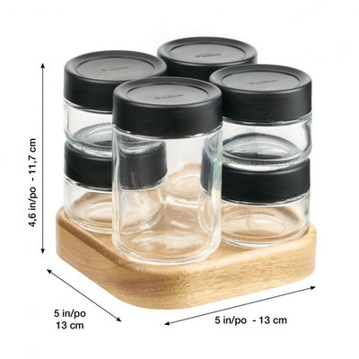 Trudeau 6 Bottle Rotating Spice Rack