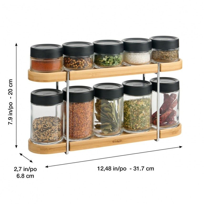 Trudeau 10 Bottle Spice Rack - iQ living