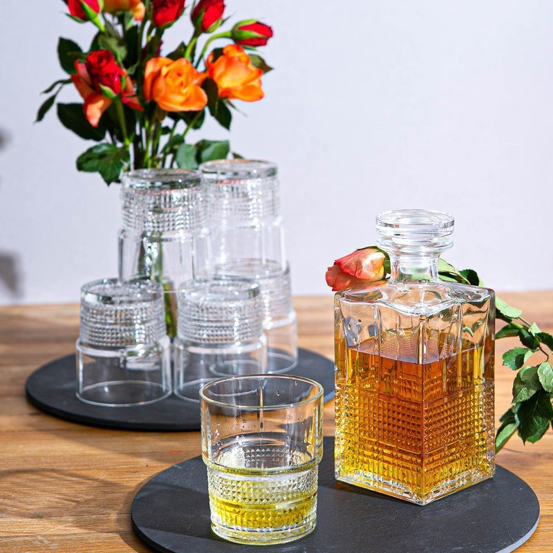Bormioli Rocco Novecento Whisky 7 Piece Set
