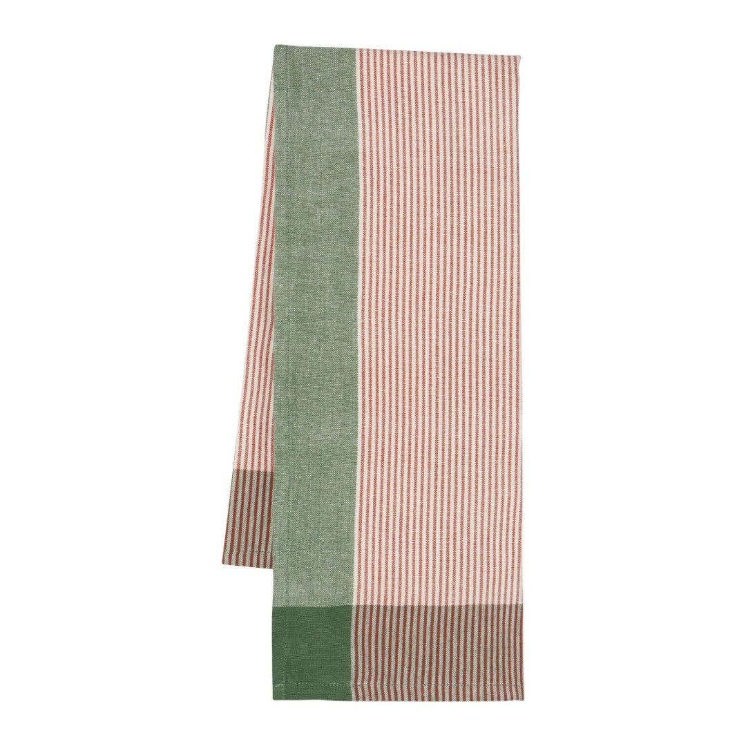 Danica Tea Towel Jade Array Stripe Set Of 2