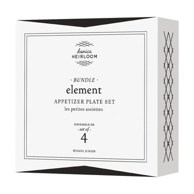 Danica Appetizer Plate Element Set Of 4