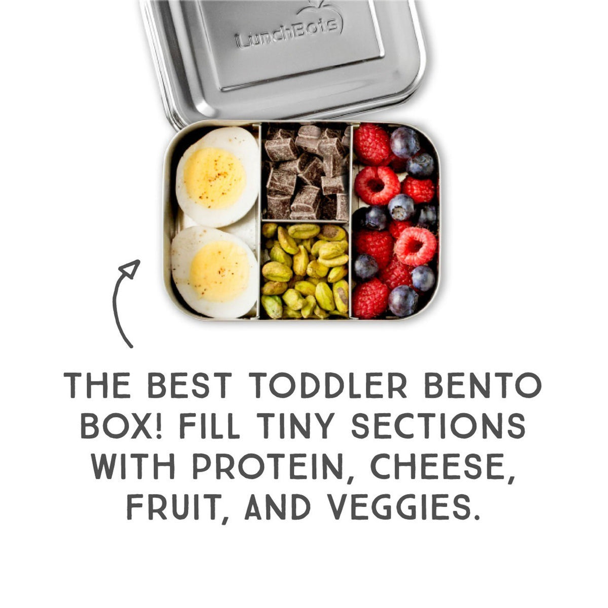 LunchBots Small 4 Compartment Protein Packer