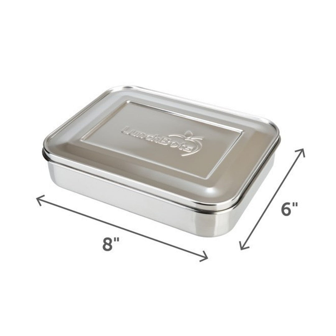 LunchBots Large Trio 3 Compartment Bento Lunch Box - iQ living