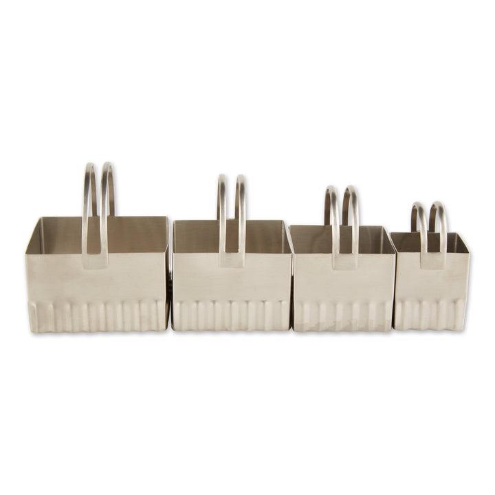 RSVP Square Ripple Biscuit Cutter Set Of 4