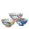 Miya Animals Rice Bowl 4.5" Set Of 3