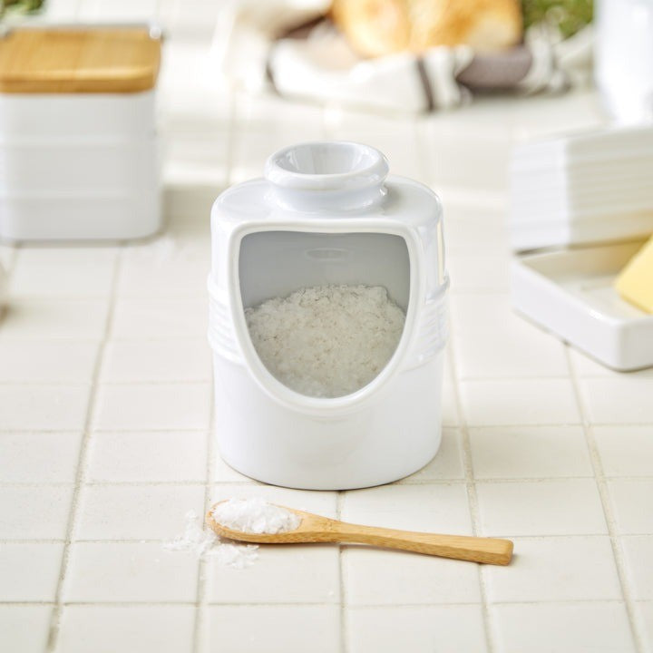RSVP Stoneware Salt Pig