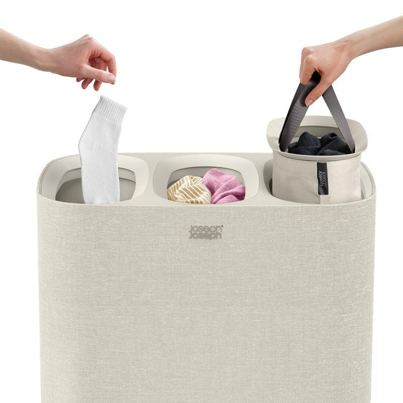 Joseph Joseph Tota Trio Laundry Basket - 90 L Beige - iQ living