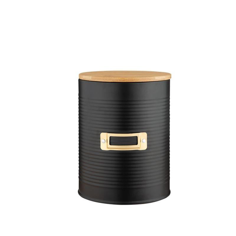 Typhoon Otto Round Canister Matte Black - iQ living
