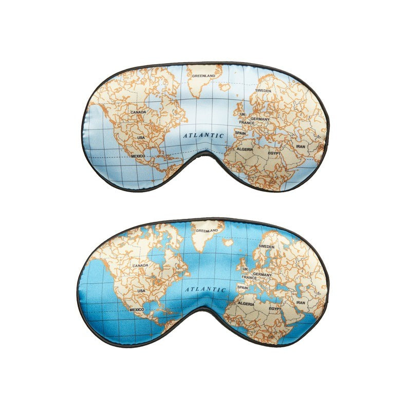 Kikkerland Maps Sleep Mask - iQ living