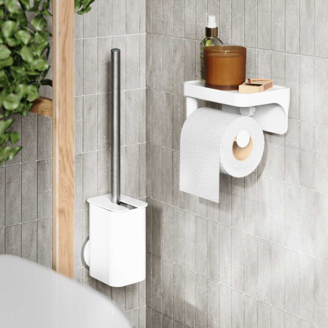 Umbra Flex Adhesive Toilet Brush - White
