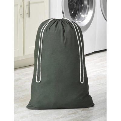 Whitmor Cotton Laundry Bag Green