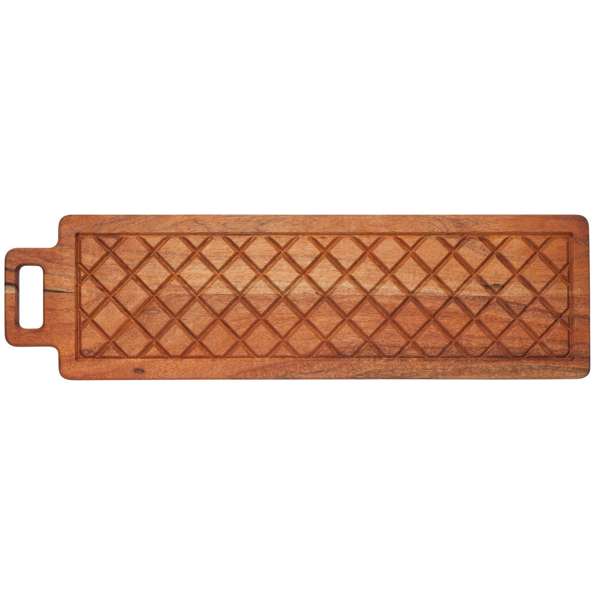 Danica Etch Acacia Wood Serving Board