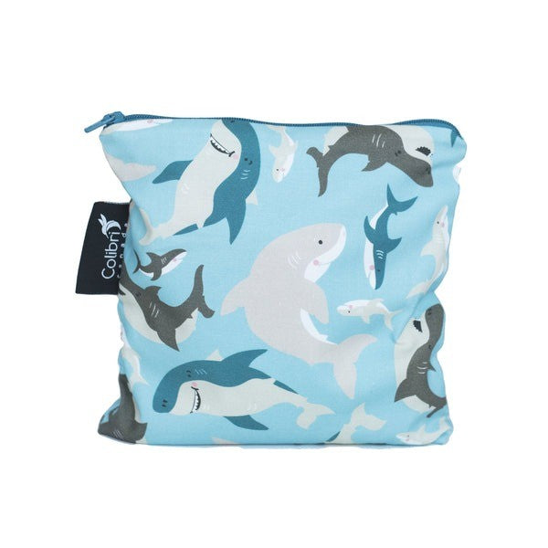 Colibri Reusable Snack Bag - Sharks