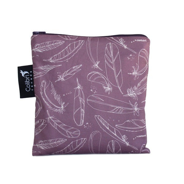 Colibri Reusable Snack Bag - Feather - iQ living