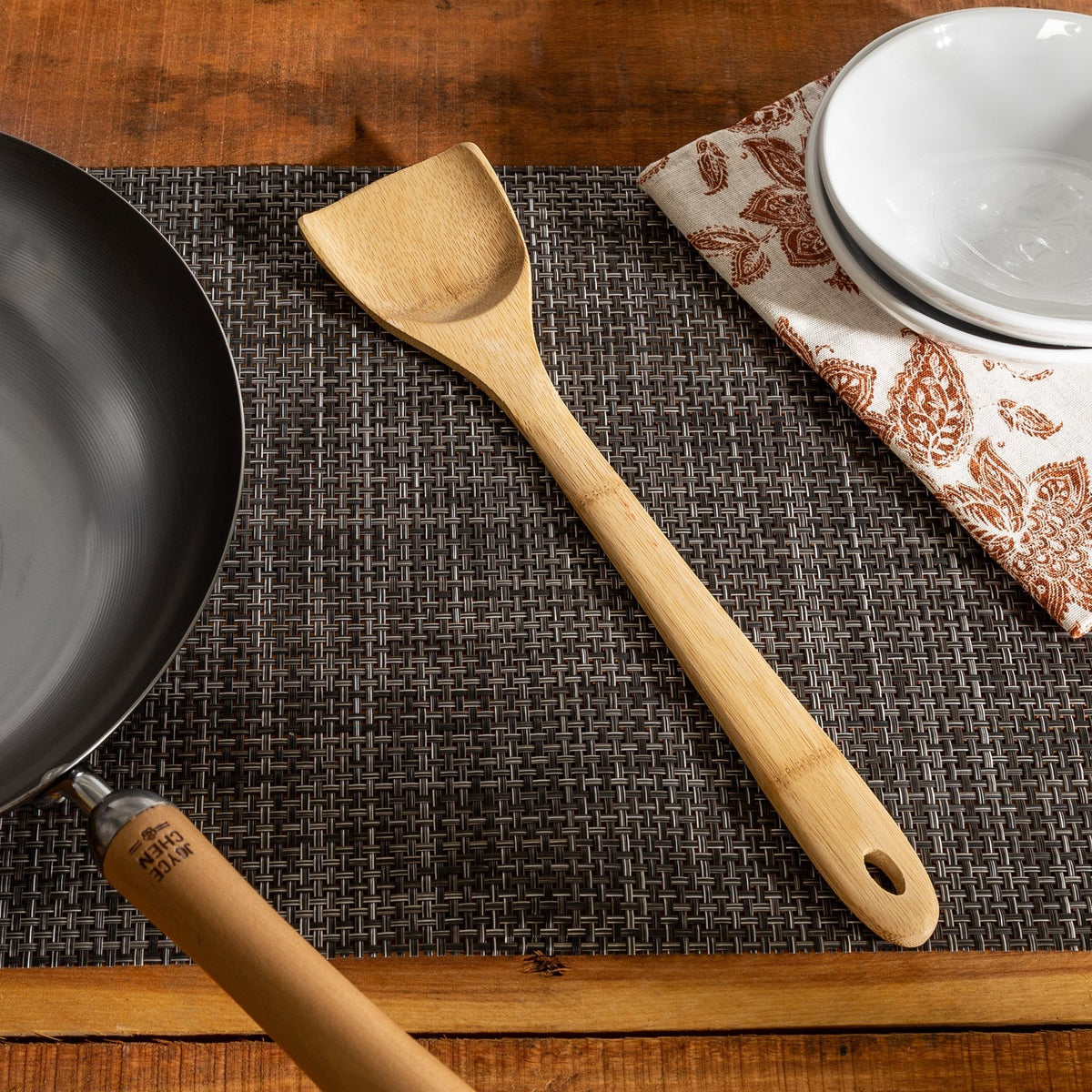 Joyce Chen Bamboo Stir Fry Spatula 14" - iQ living