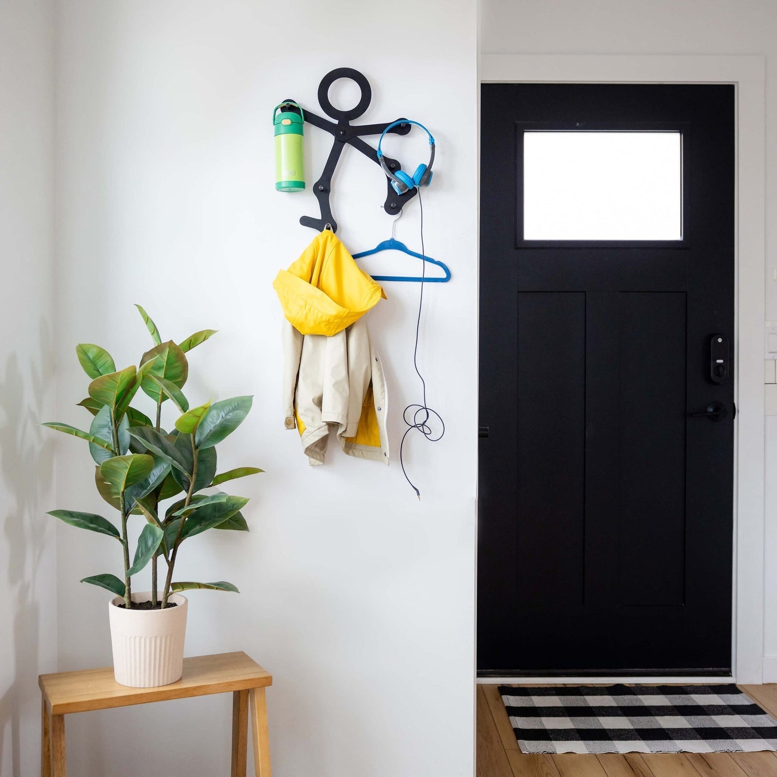 Three By Three fit·CHECK Metal Child Wall Rack