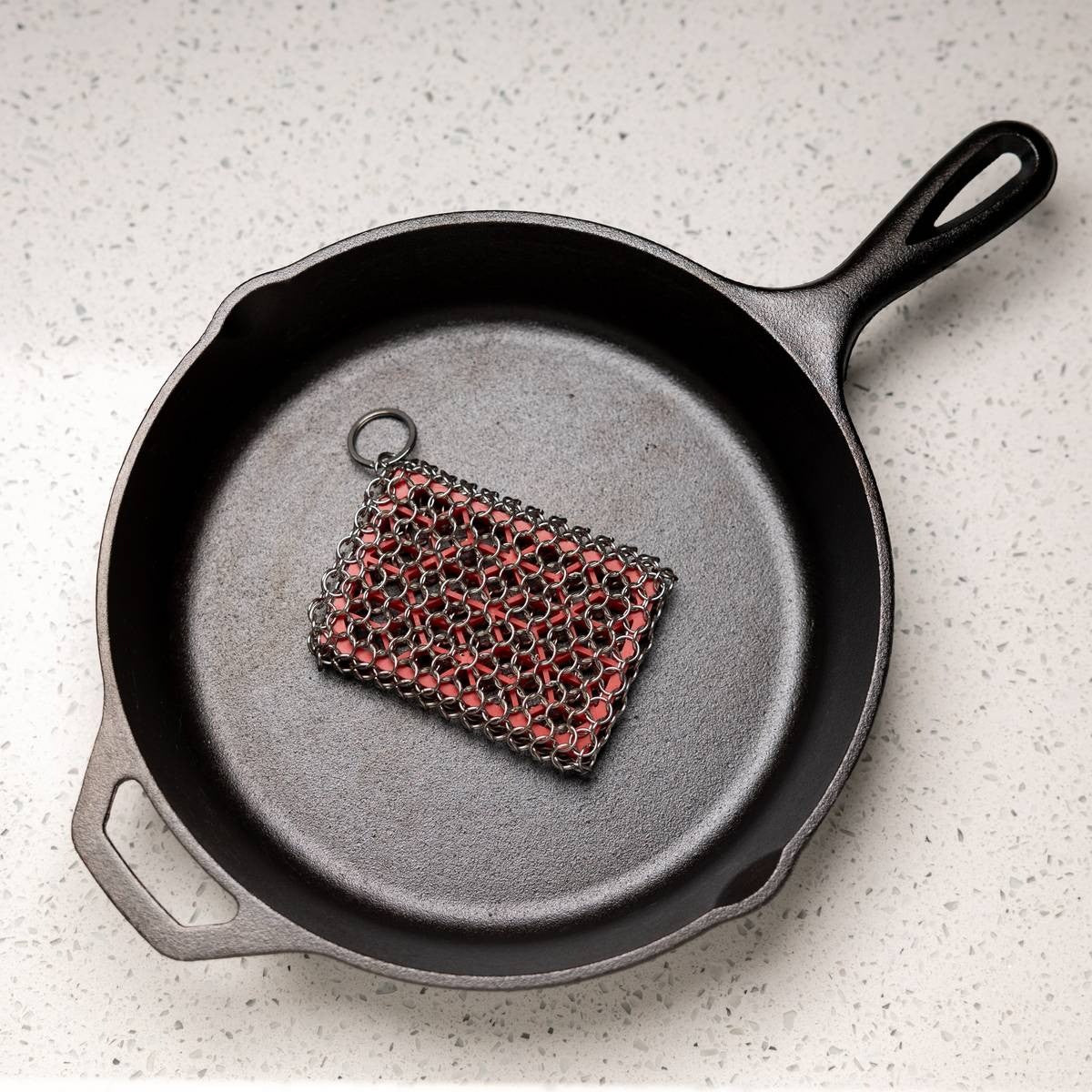 Outset Chain Mail Cast Iron Scrubber - iQ living