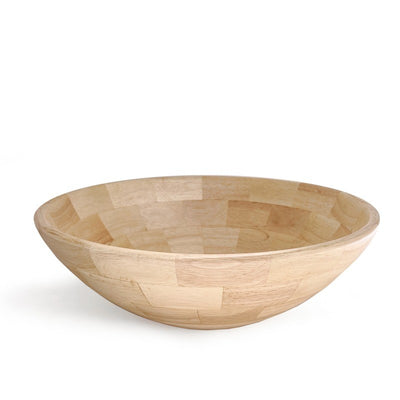 Natural Living Hardwood Salad Bowl 14"