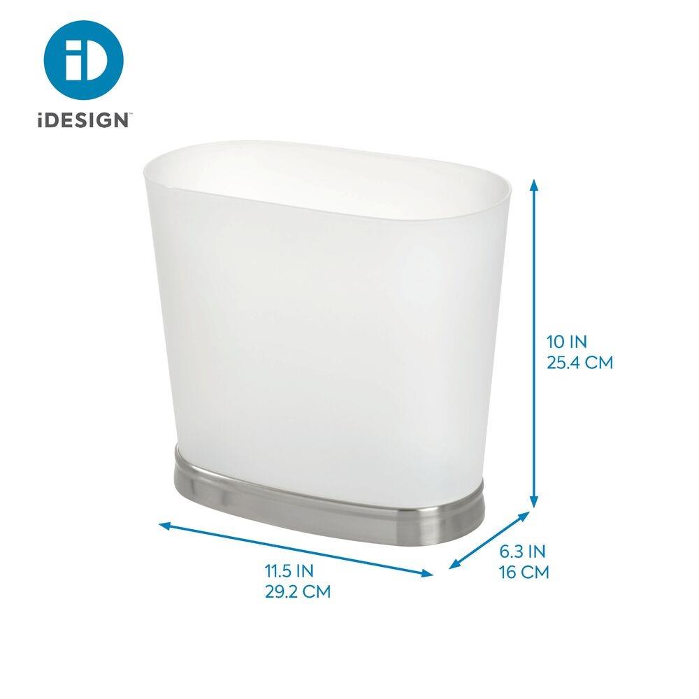 iDesign Gina Oval Waste Can 7L