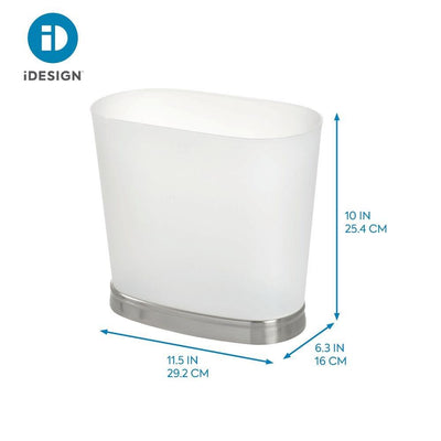 iDesign Gina Oval Waste Can 7L