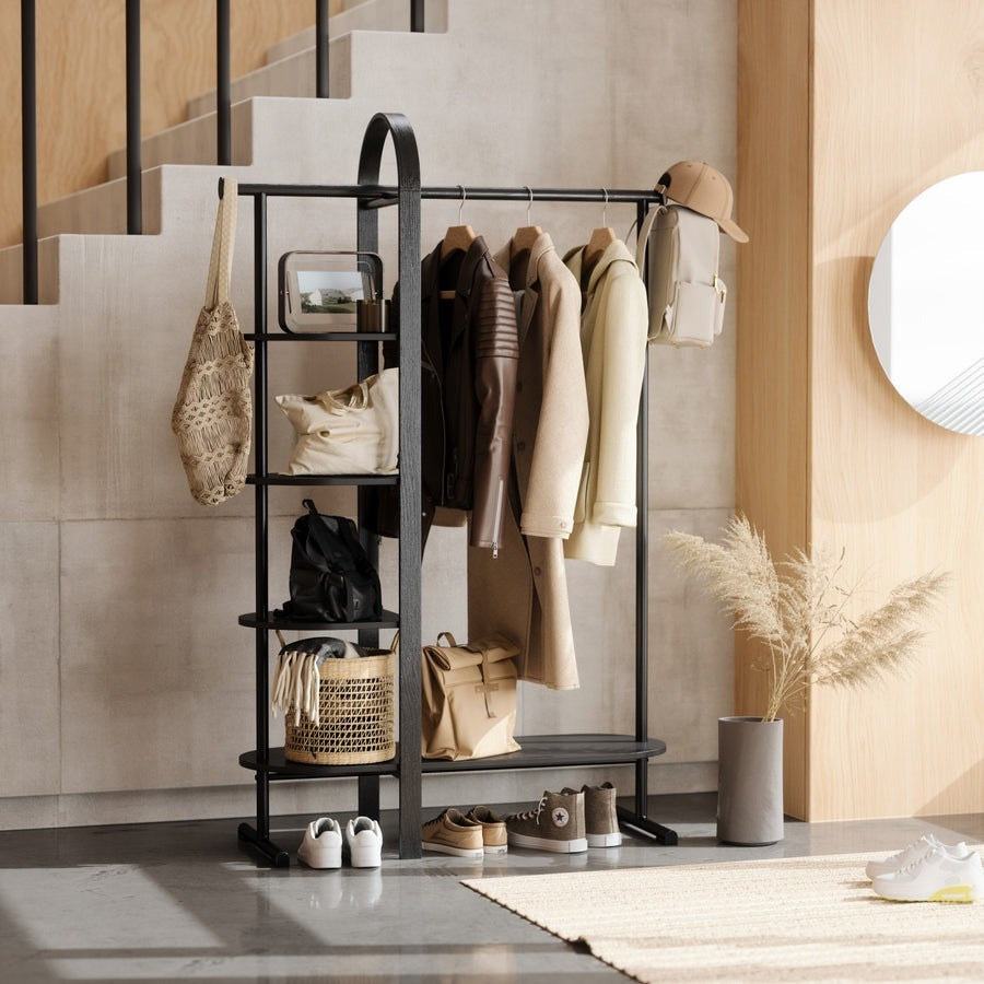 Umbra Bellwood Garment Rack - Midnight Black - iQ living