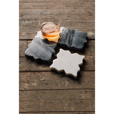 Danica Marble Tesselate Coaster Set Of 4