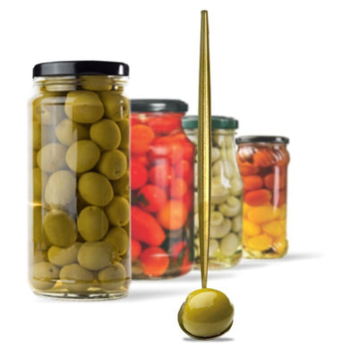 Natural Living Brushed Gold Small Olive Spoon