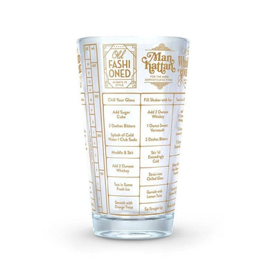 Fred Good Measure 16oz Cocktail Recipe Glass - Whisky