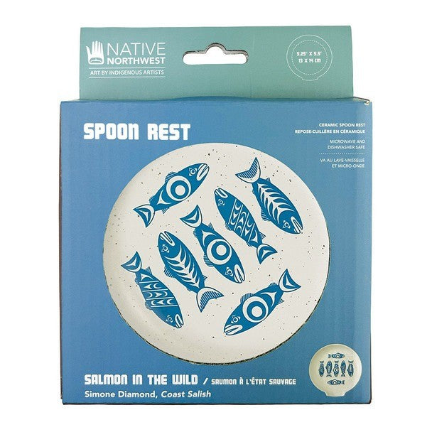 Native Northwest Spoon Rest Salmon In The Wild