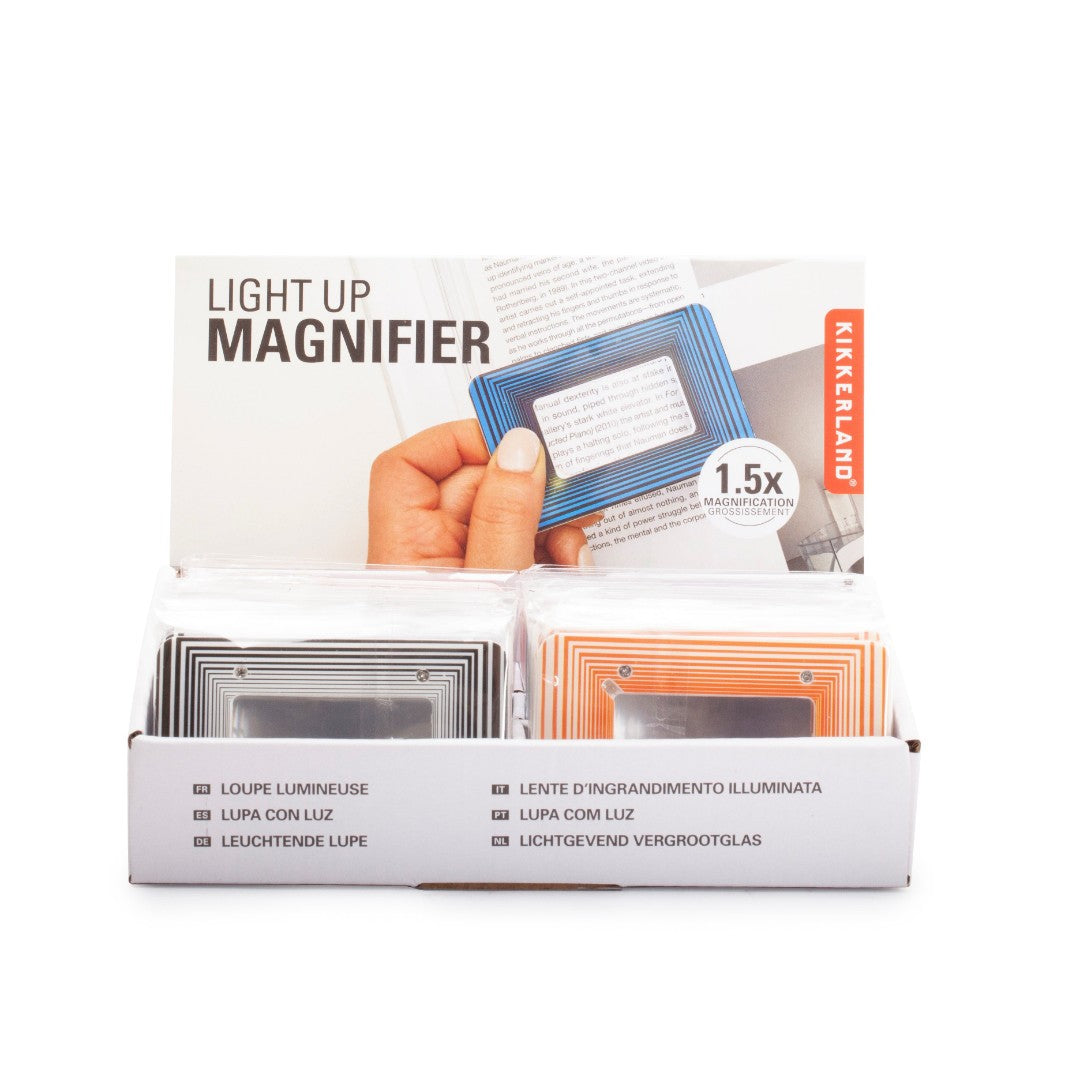 Kikkerland Light Up Magnifier - Each