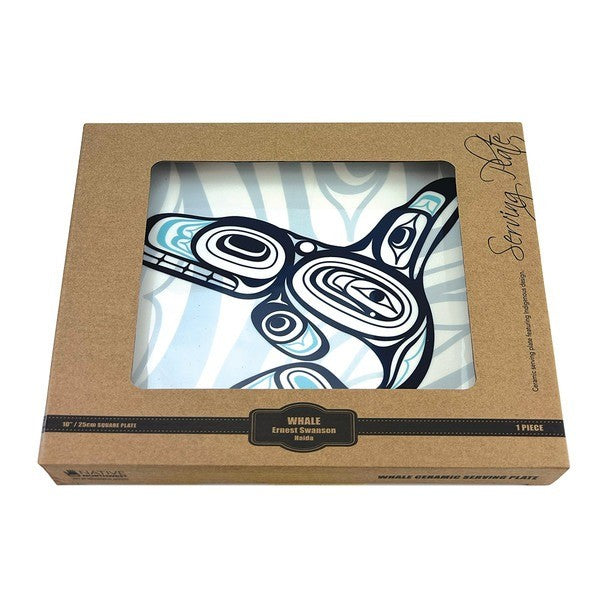 Native Northwest Whale Serving Plate
