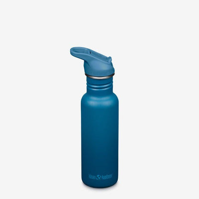 Klean Kanteen Classic Bottle 18oz - Flip Seal Sport Cap & Straw