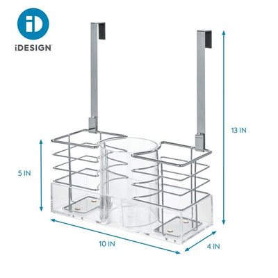 iDesign Luci Over-The-Cabinet Bathroom Organizer