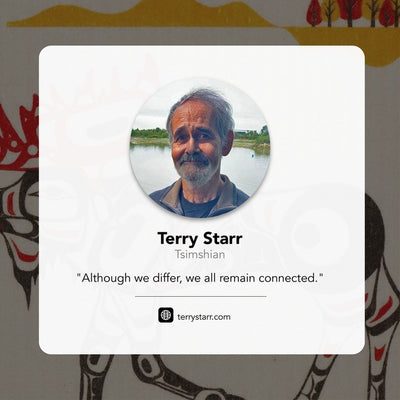 Native Northwest Cork-Backed Coaster - Moose