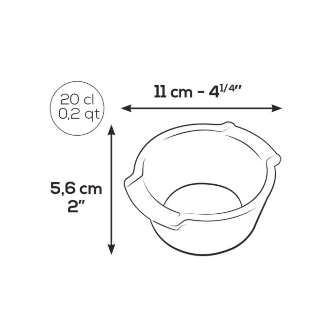 Peugeot Appolia Ramekin Ecru Set Of 2