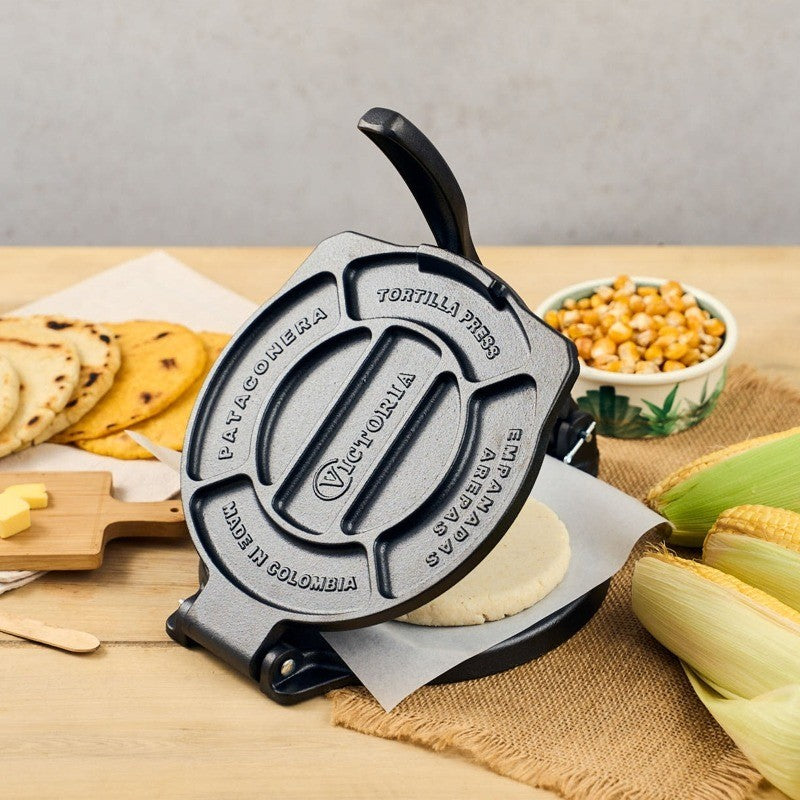 Victoria Cast Iron Tortilla Press - iQ living