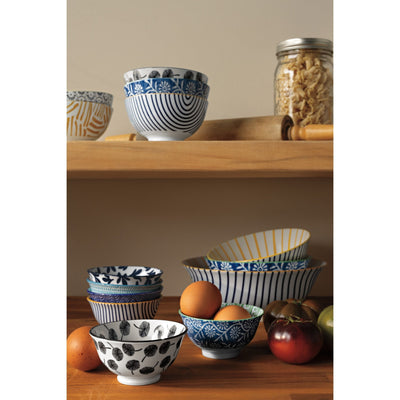 Now Designs 6" Cereal Bowl Green Leaf