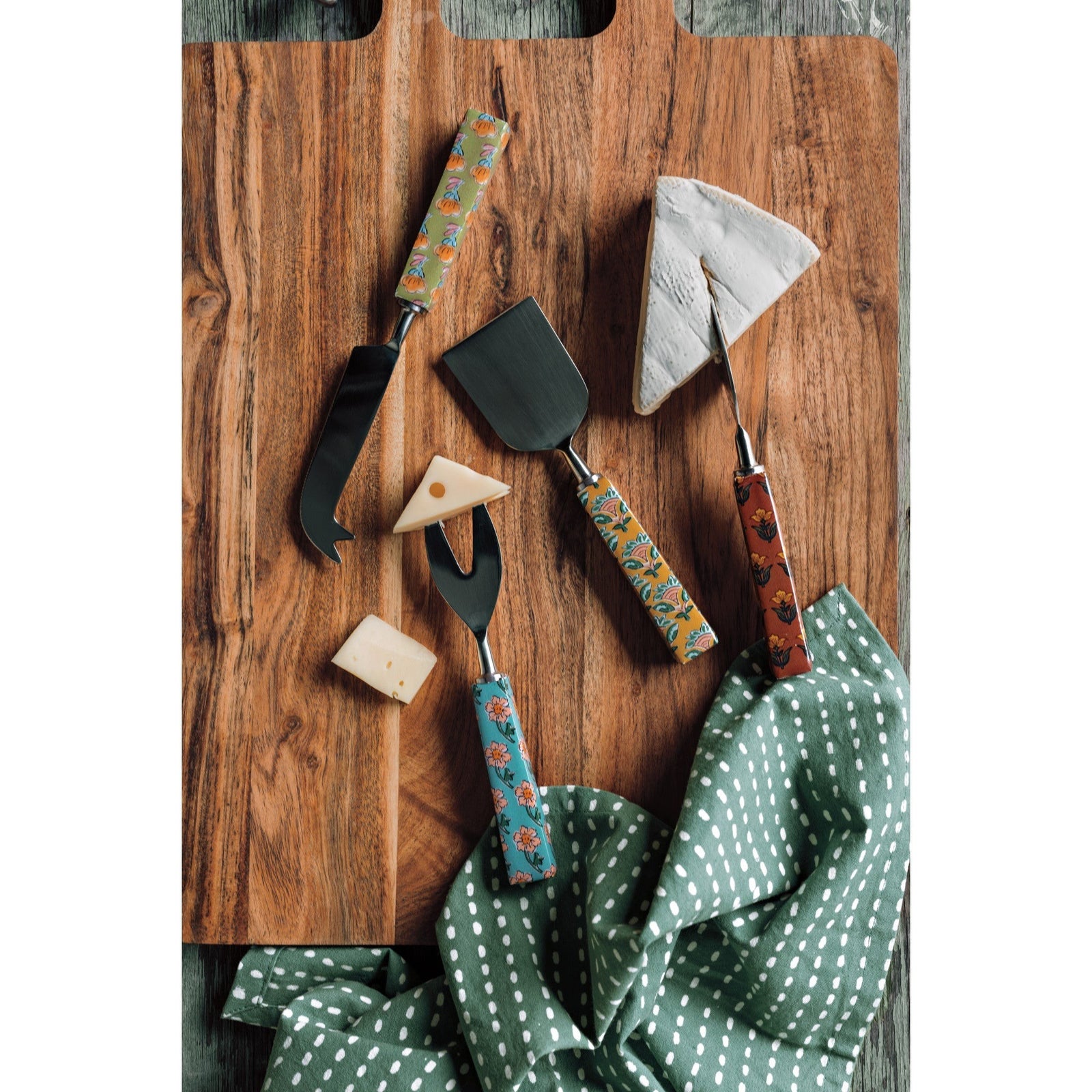 Danica Mosaic Cheese Knife Set Of 4